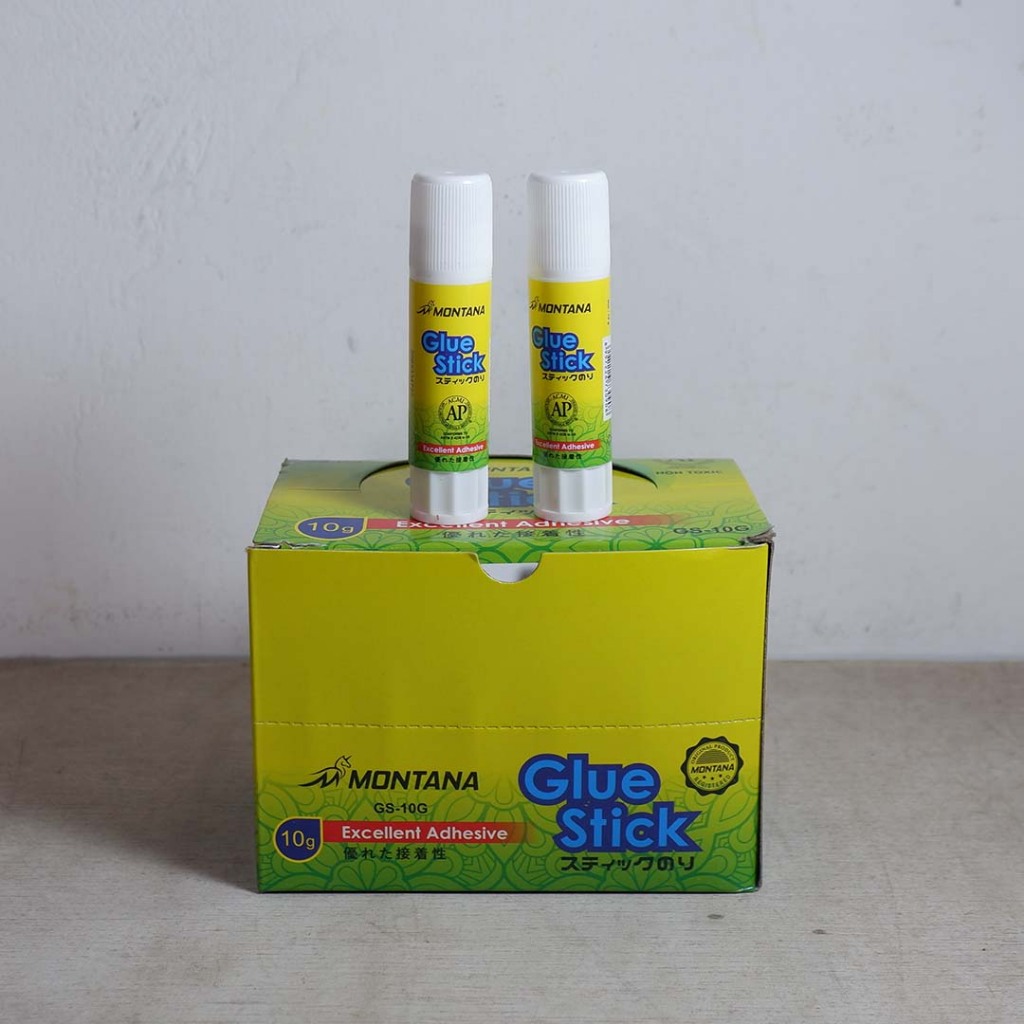 

[24] Paket Hemat Grosir Glue Stick Murah Montana 10g 1 Kotak Isi 24 Pcs