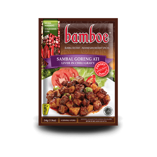 

BAMBOE BUMBU SAMBAL GORENG ATI 40GR 8992735248173