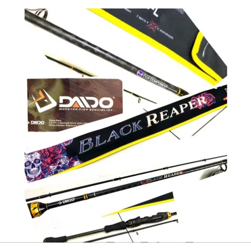 JORAN DAIDO BLACK REAPER CARBON SOLID RING FUJI 150CM 165CM 180CM