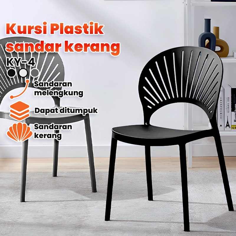 FURNITURE - Kursi - Kursi Belajar - Kursi Meja Belajar - Kursi Plastik Sandaran - Kursi Plastik