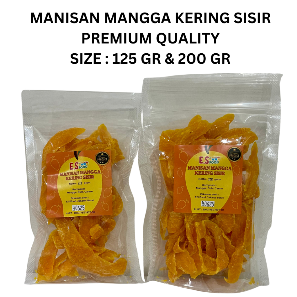 

Manisan Mangga Kering Sisir Kualitas Premium Cemilan Snack Soft Dried Mango Madu Premium Quality 125 gram 200 gram asli Cirebon