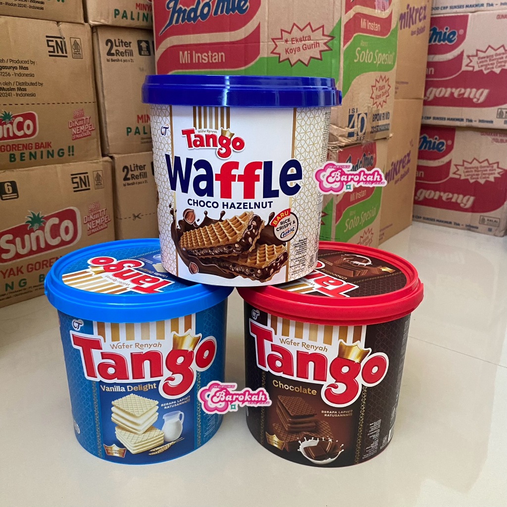 

tango dan waffle jar wafer gizzi dilan coklat yupi toples