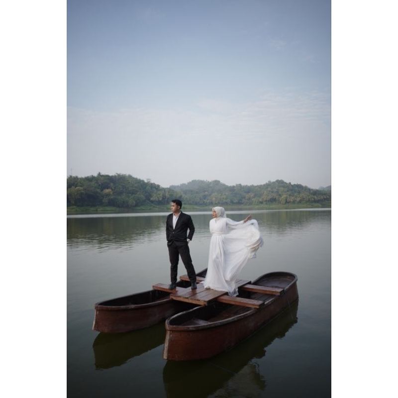 Sewa gaun prewedding/baju maternity