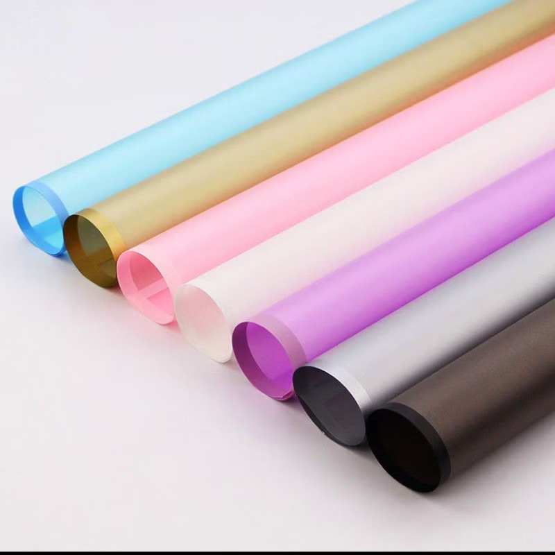 

FLOWER WRAPPING LINE COLOR CELLOPHANE WATERPROOF KERTAS BUKET PEMBUNGKUS BUNGA