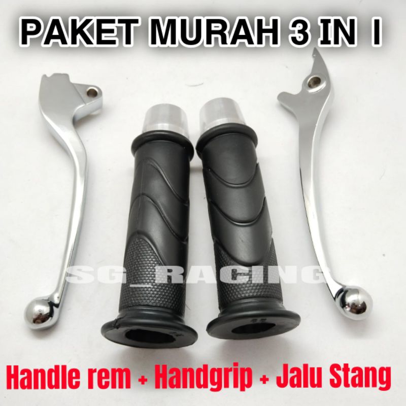 PROMO PAKET 3 IN 1 HANDLE VARIO 110 BAET KARBU BEAT FI 2012-2013 PLUS GRIP DAN JALU