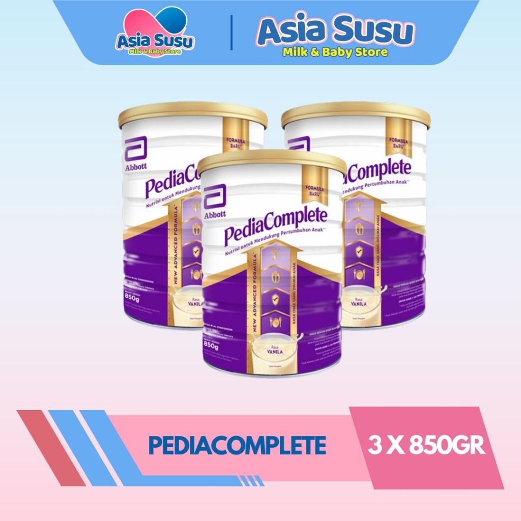 

[BUNDLE] PEDIACOMPLETE 850GR X 3PC - ABBOTT PEDIASURE COMPLETE