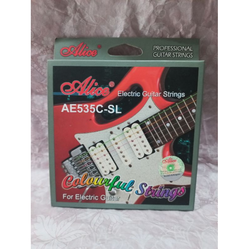 SENAR GITAR ELEKTRIK ALICE SENAR GITAR ELEKTRIK WARNA