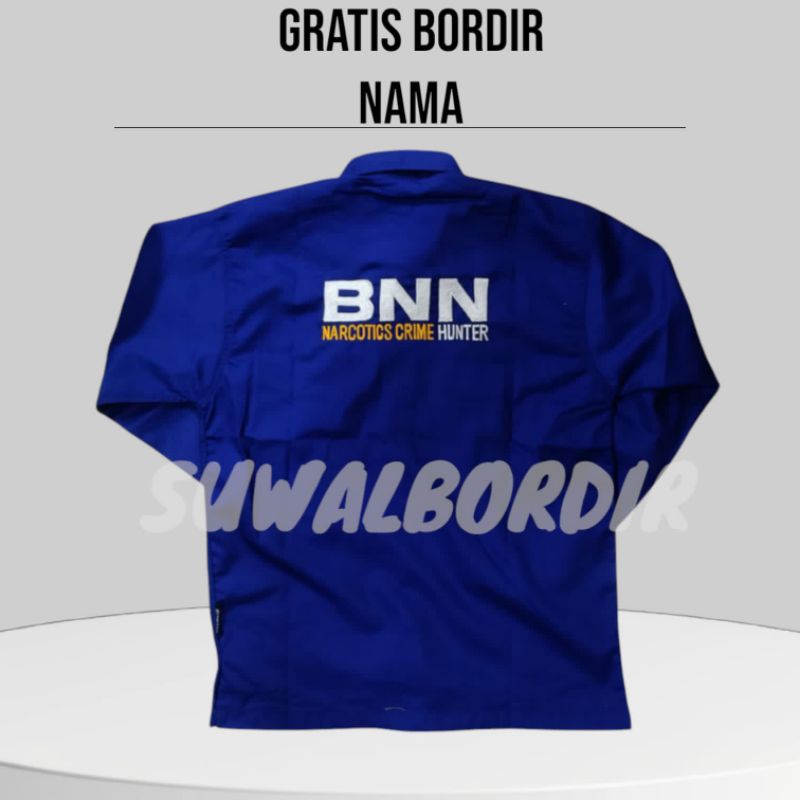 KEMEJA BNN LENGAN PANJANG TERBARU SERAGAM PDH BNN ATASAN BAJU BNN