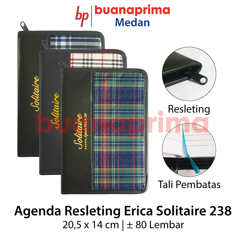 

Agenda Erica Solitaire 238 Branded 20.5 x 14 cm Planner A5 Notebook