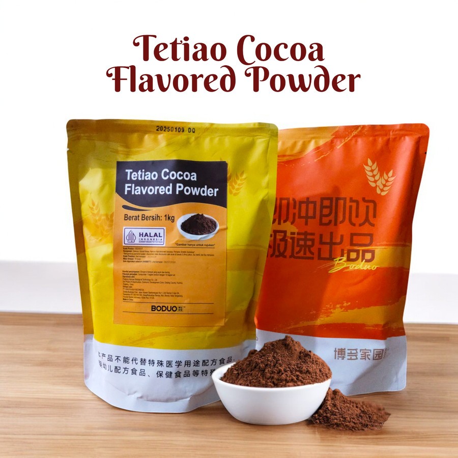 

Boduo Tetiao Cocoa Flavored Powder - Bubuk Kakao Powder 1kg