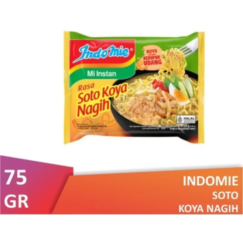 

INDOMIE SOTO KOYA NAGIH PAKET 5 PC
