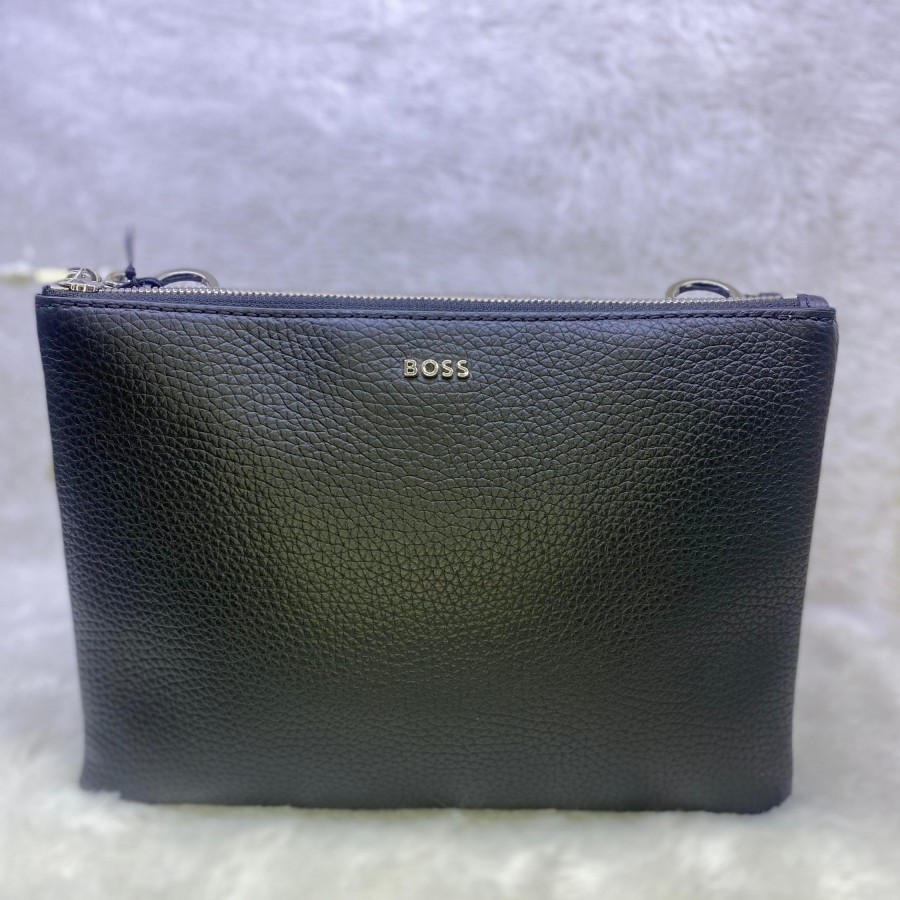 TAS BOSS CROSSTOWN HITAM PRIA