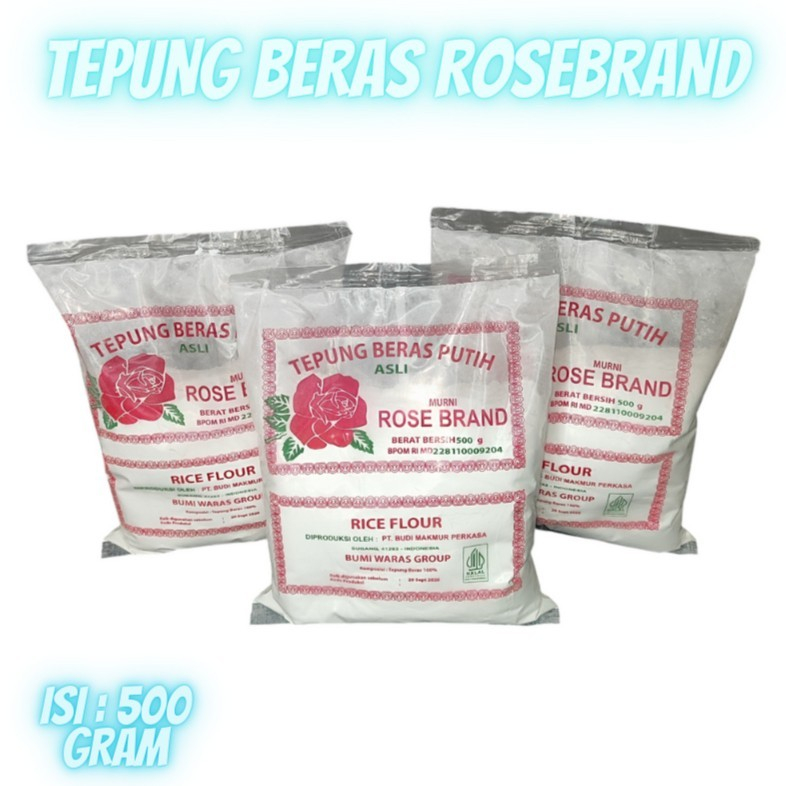 

Rose brand tepung beras 500 gram rosebrand