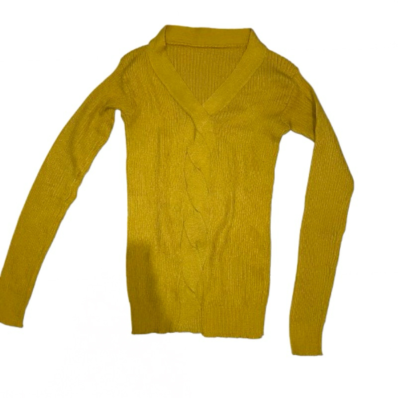 PRELOVED Longsleeve rajut tebal/ baju tangan panjang rajut/baju wanita