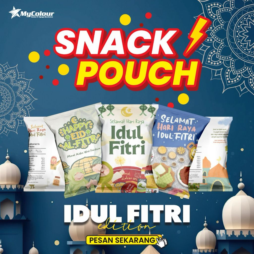

POUCH SNACK SNACK BAG LEBARAN KARAKTER AMPLOP LEBARAN