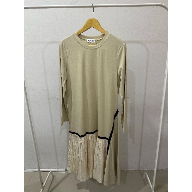 Gamis warna Coklat susu