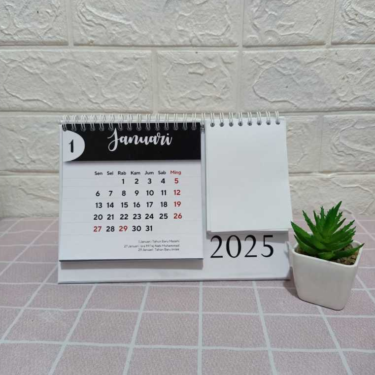 

KALENDER DUDUK +NOTES (50 LEMBAR) CUSTOM 2025