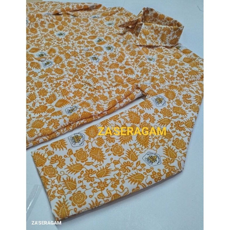 BATIK PAUD/BATIK PAUD SEHAT CERDAS CERIA WARNA KUNING