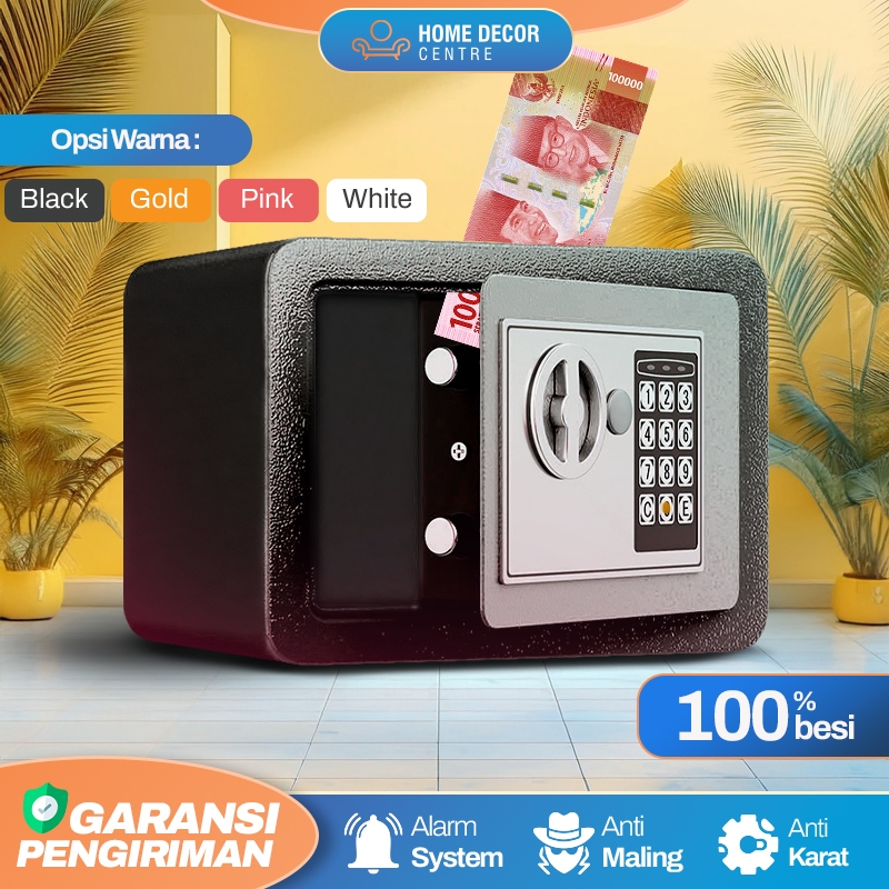 [TERMURAH] Brankas Besi Digital Anti Karat | Brankas Uang Mini Besi | Digital Safe Box | Tempat Peny