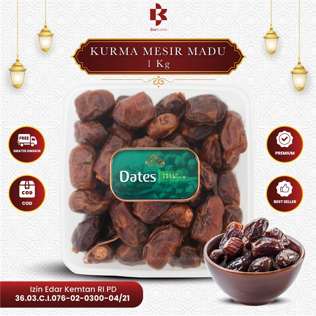 

Kurma Mesir Madu Premium 1 Kg Premium Original