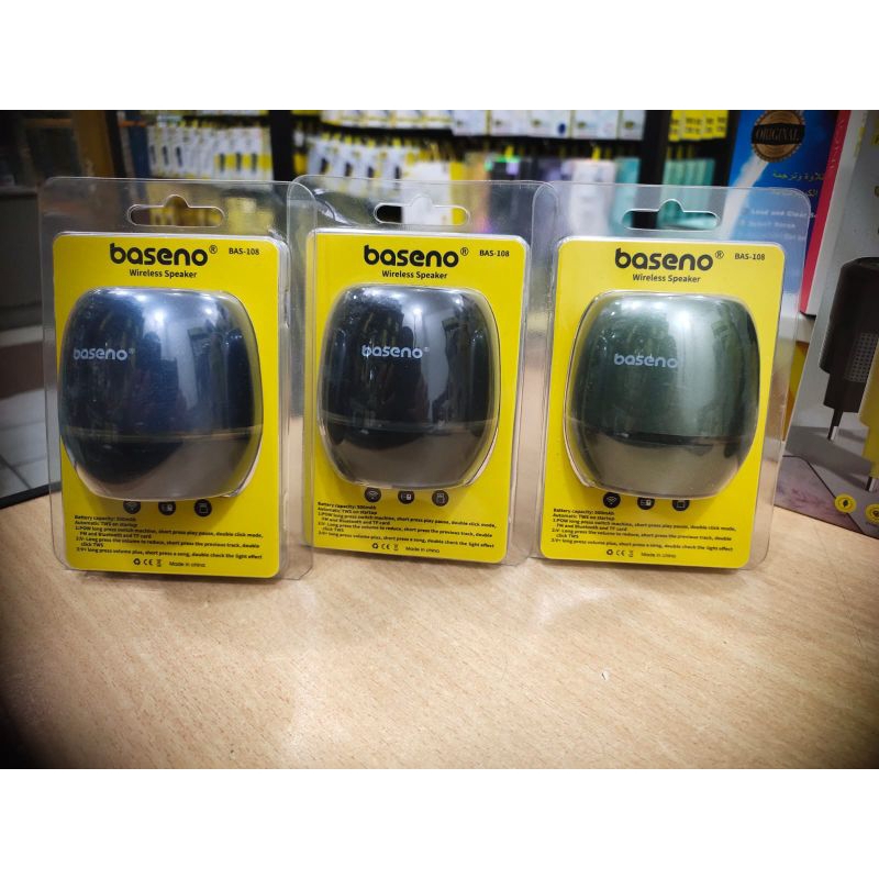 Speaker bluetooth Baseno - 108 wireless bluetooth dengan kualitas terbaik