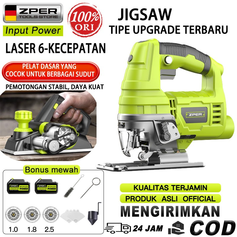 ZPER Gergaji Kurva Mesin Pemotong alat pertukangan alat potong kayu table saw gergaji triplek kayu s