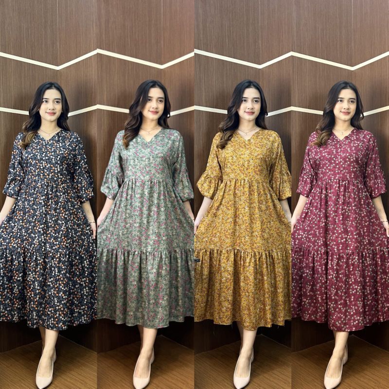 MIANA NEW ARRIVAL NAGITA DRESS DASTER BUAT SEHARI HARI MODEL KEKINIAN//2025 BY PERMATA
