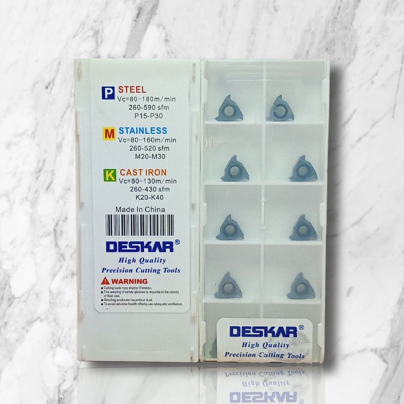 insert Ulir luar 11 Er A60 LDA Deskar Pahat ulir luar 11 Mata pisau Drat ulir luar Er11 new