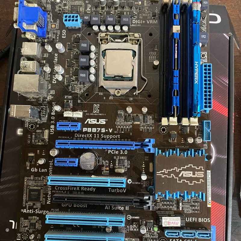 Paketan Intel i7 3770 + Asus p8b75v + RAM 16 GB
