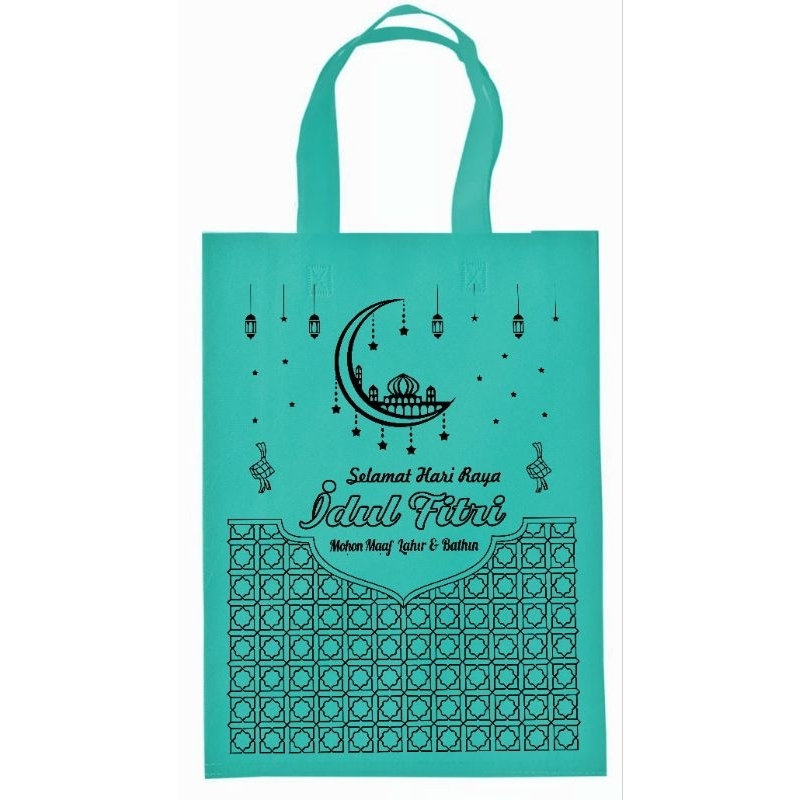 

(12 PCS) EDISI LEBARAN HLs 25x35 & 30x40 sablon 1 sisi