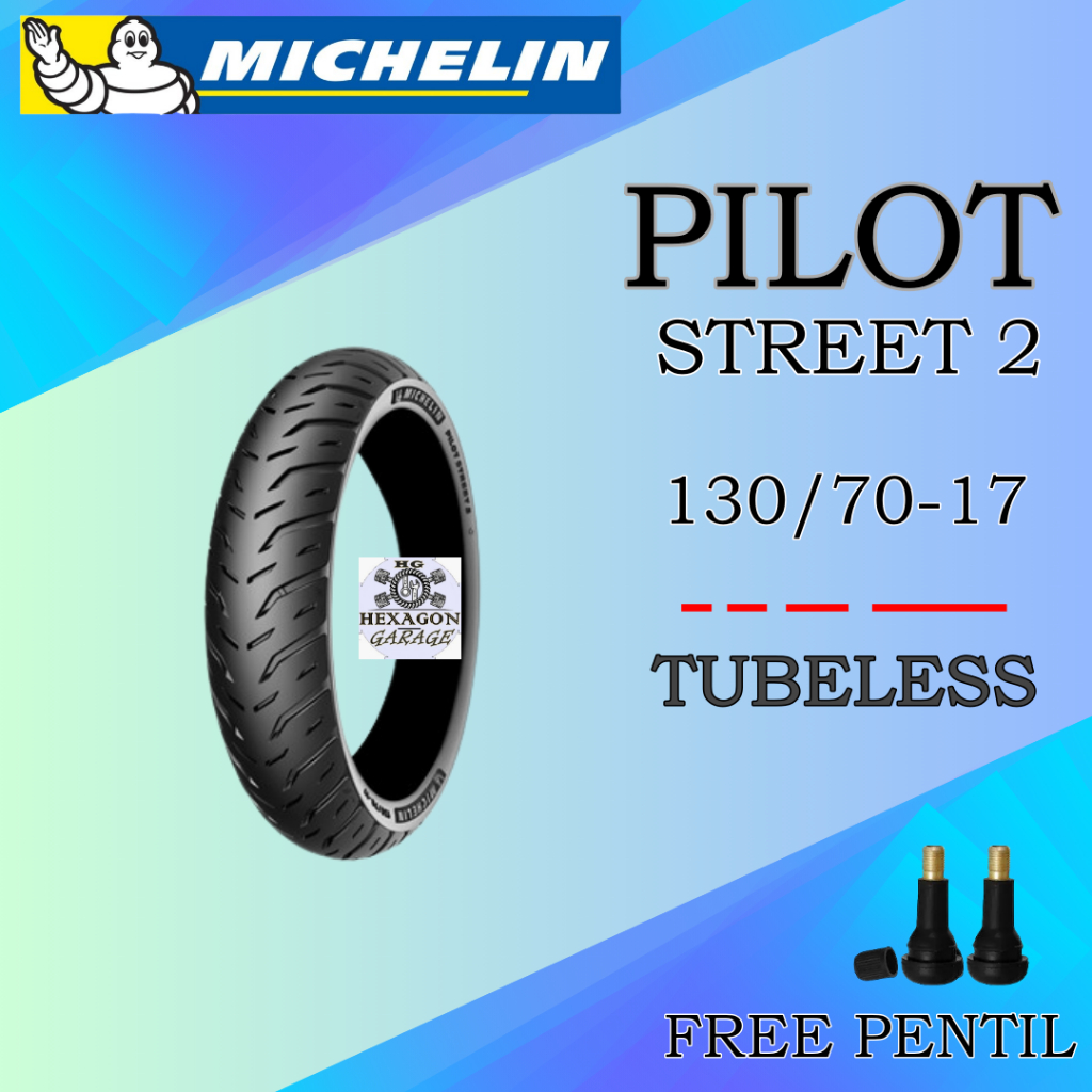 Michelin 130/70-17 Tubeless Ban Motor Michelin Pilot Street 2 130/70-17 Ring 17