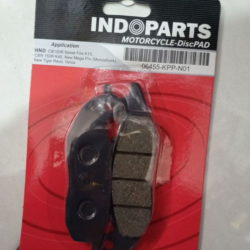Dispad Depan Indopart Tiger New / Megapro New / Verza / CBR150 / 06455-KPP-N01