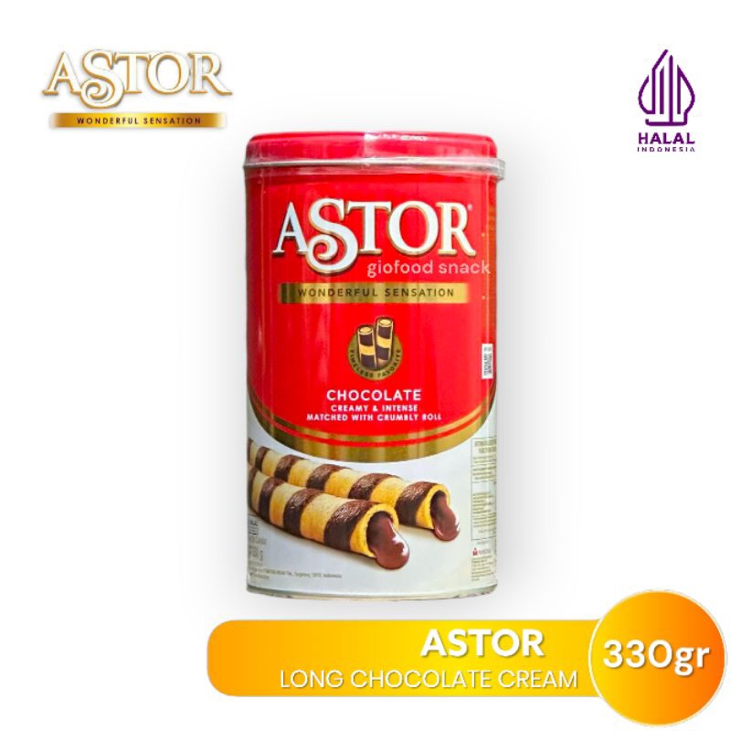 

ASTOR CHOCOLATE Wafer Stik Coklat Snack Cemilan Biskuit Panjang Cokelat