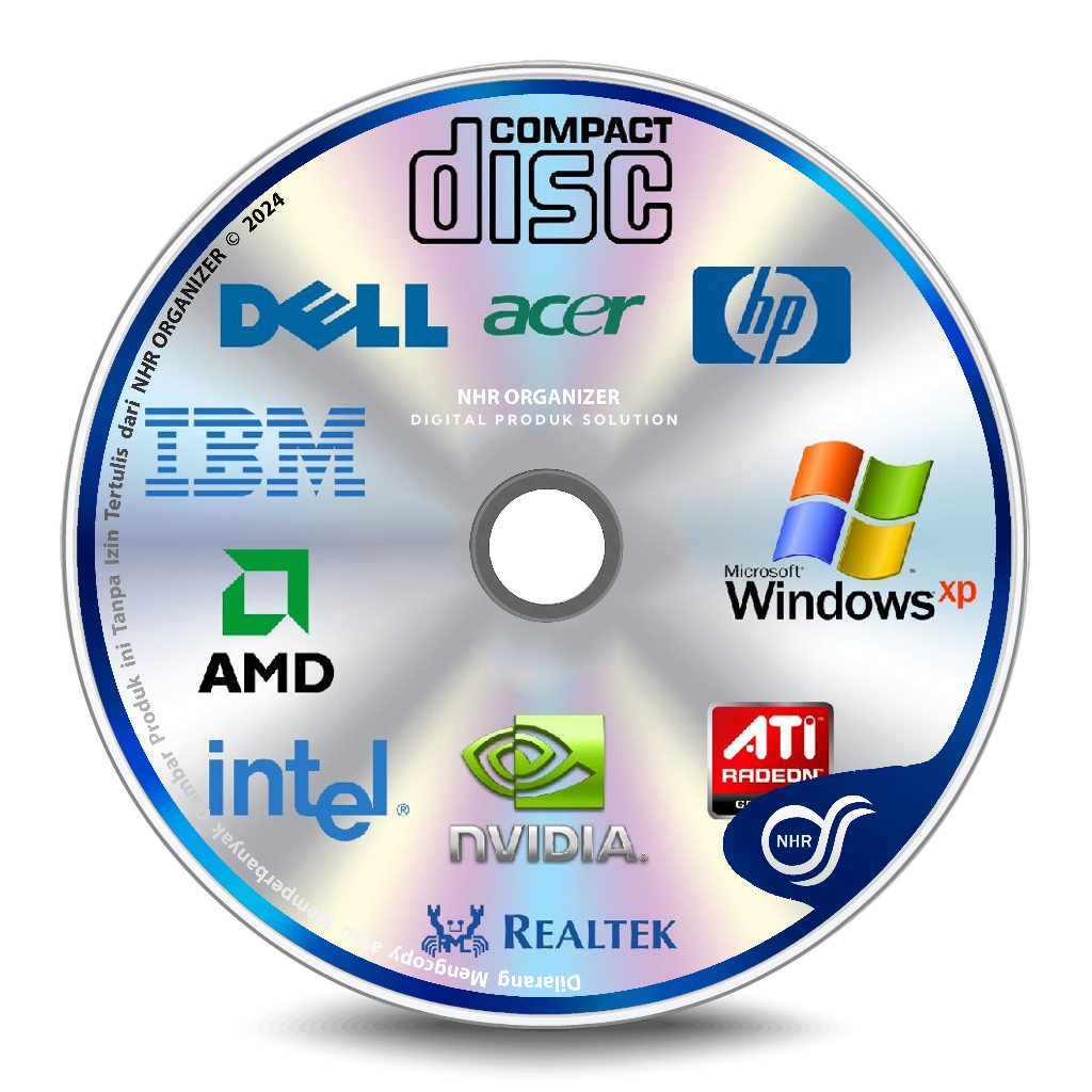 CD/DVD Installer Driver Windows® Xp + Activation Windows Xp