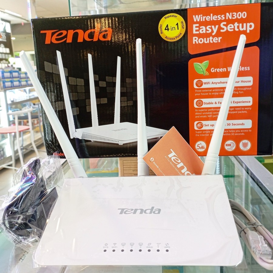 Tenda wireless N Router 300Mbps easy setup Tenda n300 router