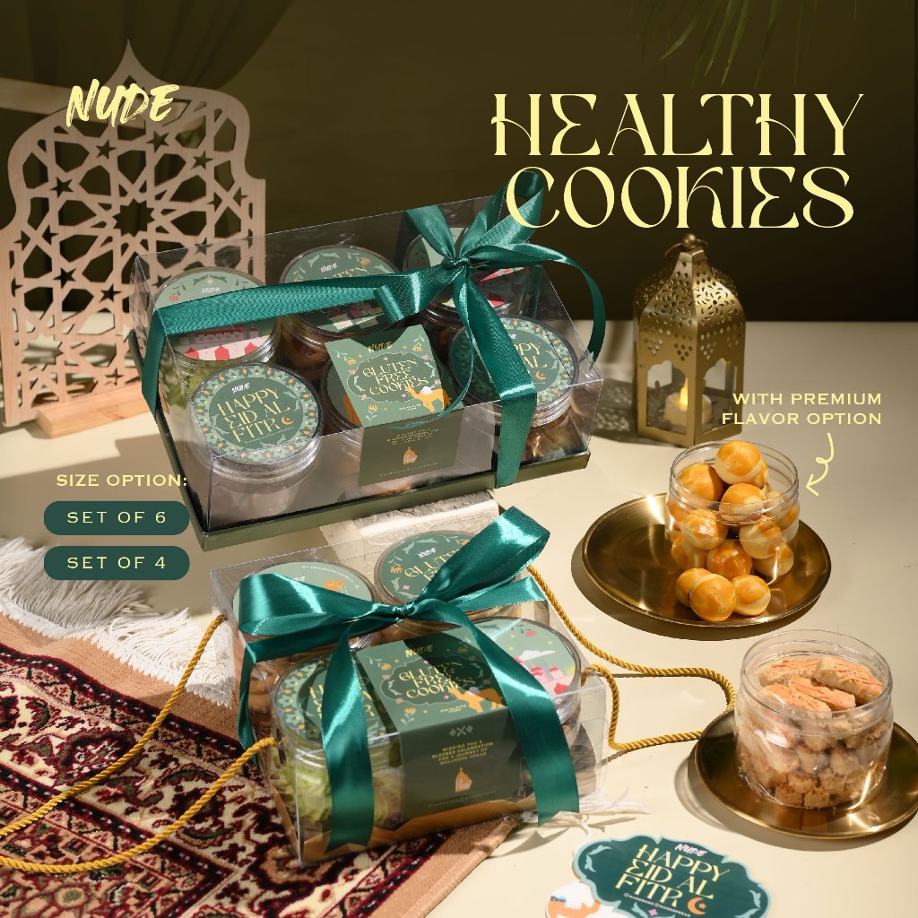

Hampers Ramadhan Kue Kering Premium | Vegan Gluten Free Cookies NUDE
