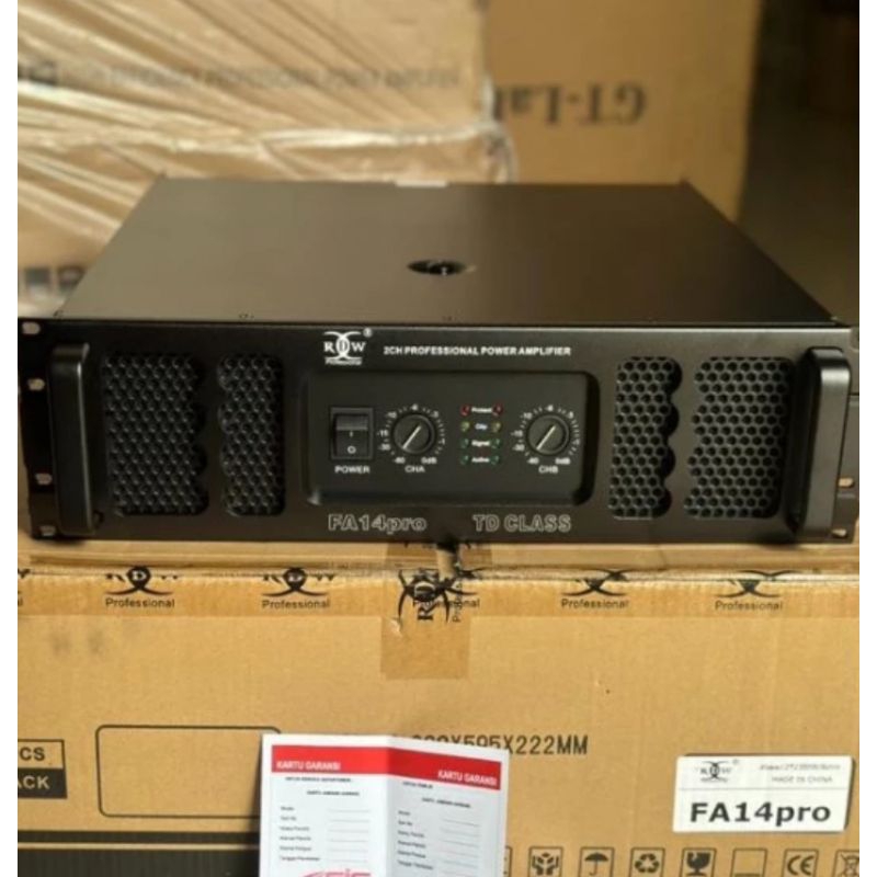 Power Amplifier RDW FA14000/ FA14PRO ORIGINAL 2X2300watt
