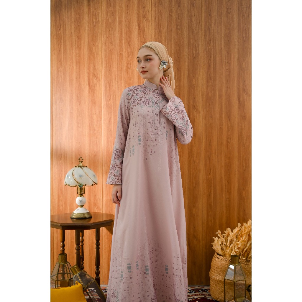 Shaybeee | Arshira Dress Raya Series | Dress Raya Perempuan | Printing Dress Raya Collection