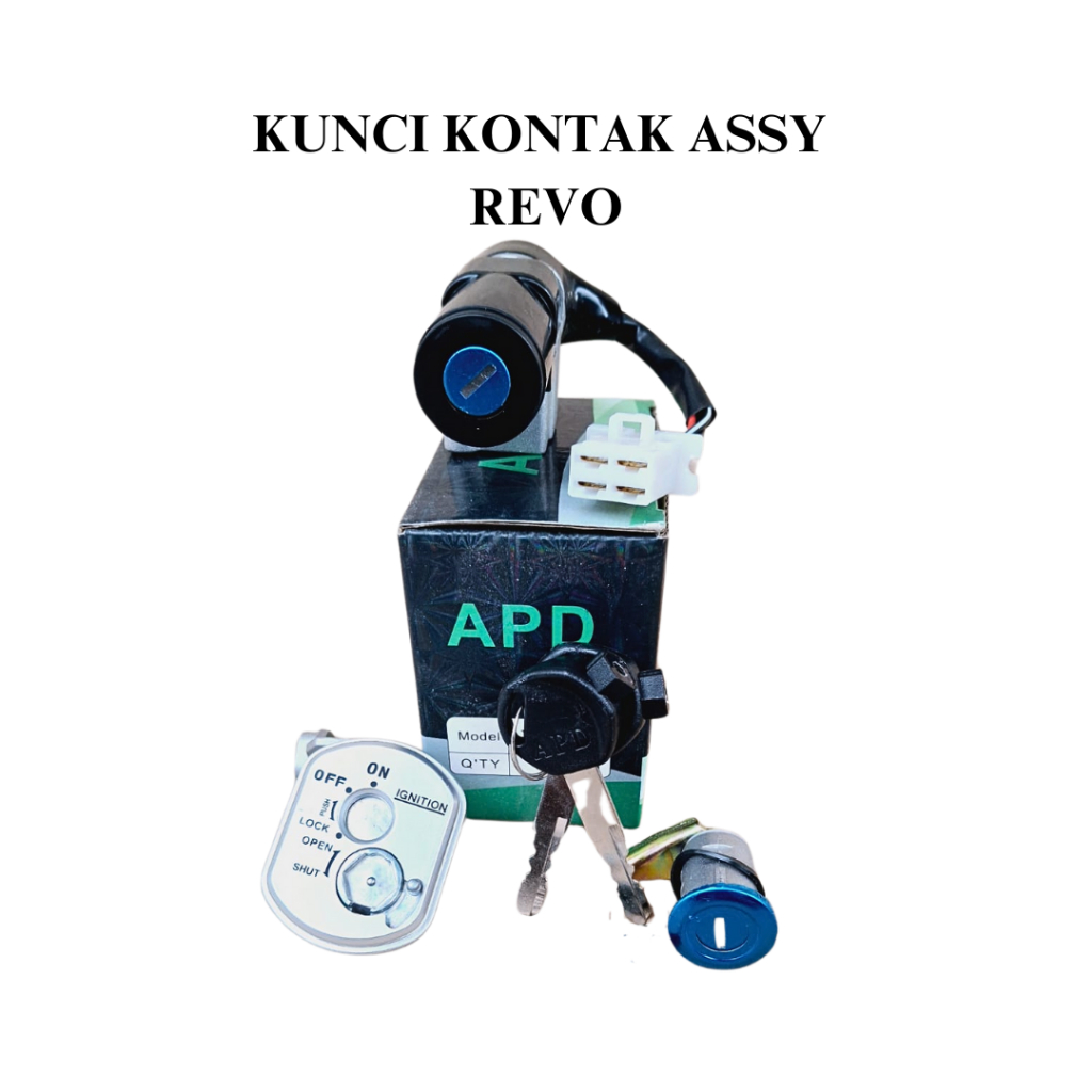 KUNCI KONTAK SET / KEY SET PLUS JOK MOTOR REVO / REVO 110 APD