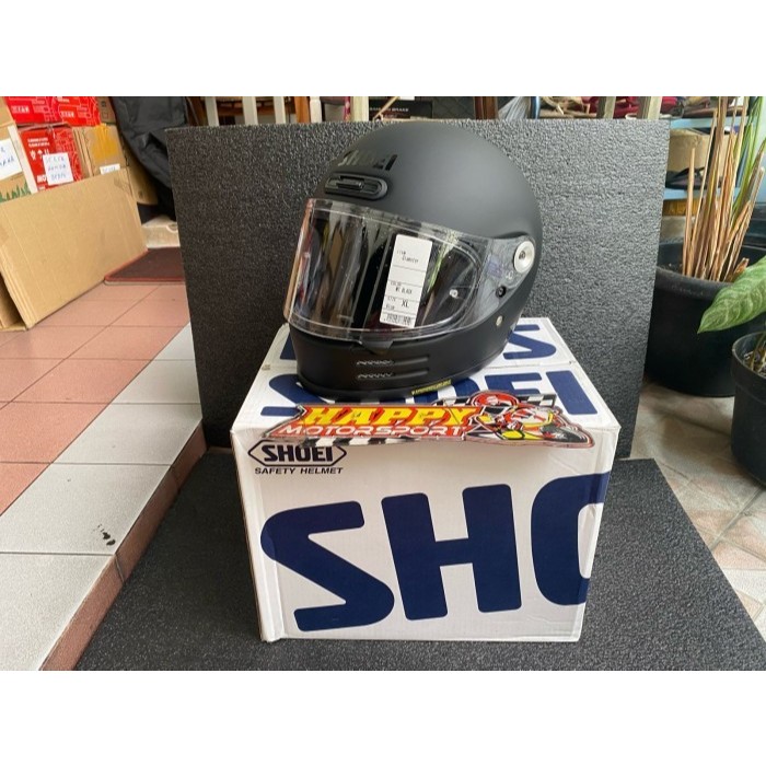 HELM FULL FACE SHOEI GLAMSTER BLACK MATTE
