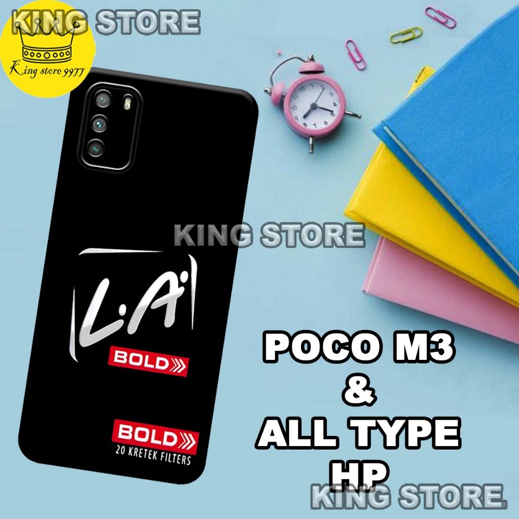 (KS20)  Softcase karet untuk POCO M3 2024 Motif gambar Motif Cowok/casing  POCO M3 terbaru/kesing hp