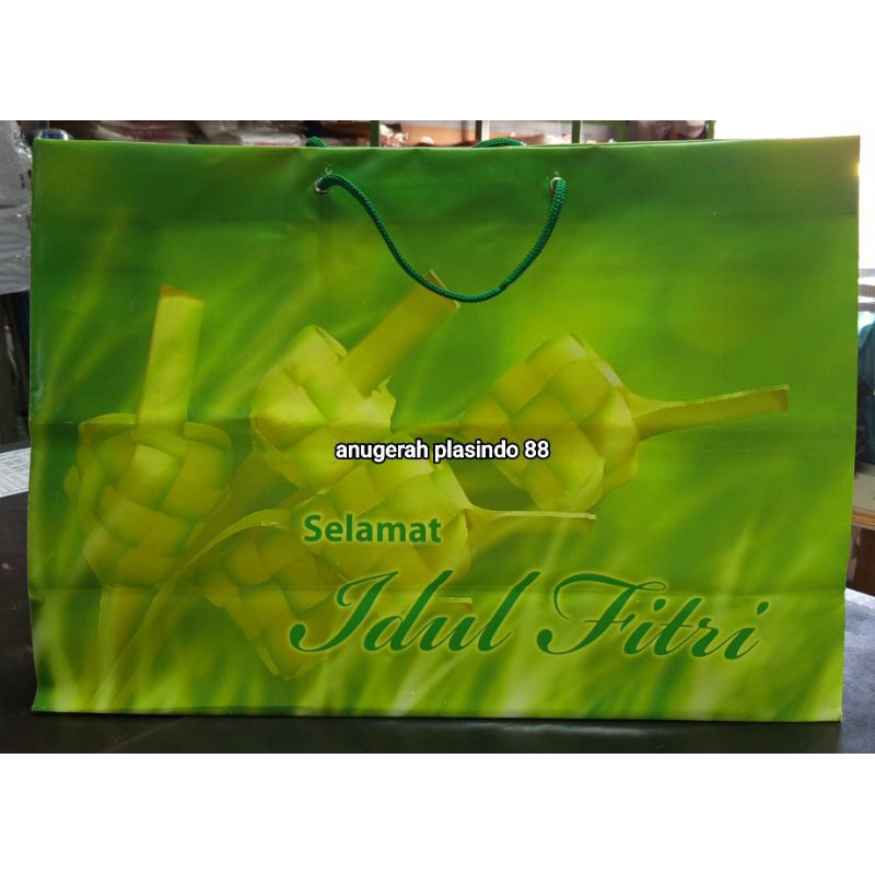 

plastik bag/hampers idul fitri /kantongan bsr isi 10 pcs