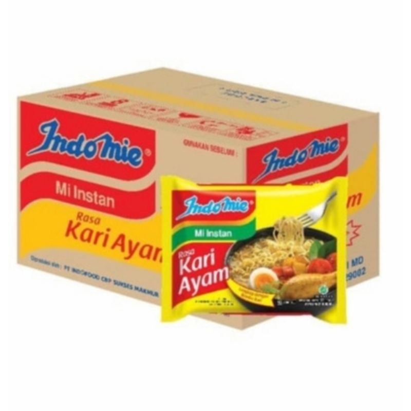 

MIE INSTAN INDOMIE KUAH KARI AYAM 1 DUS