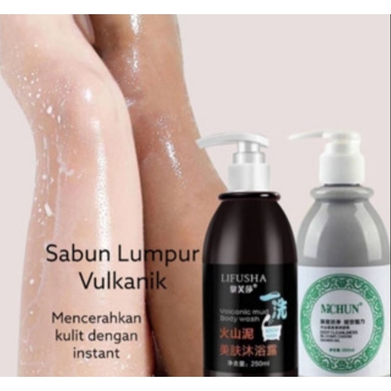 LIFUSHA sabun vulkanik | Sabun Whitening | Pemutih Badan Ampuh