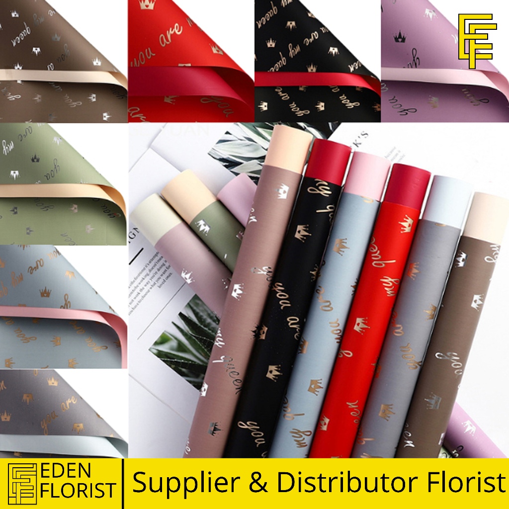 

20 Lembar Kertas Cellophane Bicolor Buket Bunga Dua Warna Wrapping Paper Celophane Flower wrap KB6023