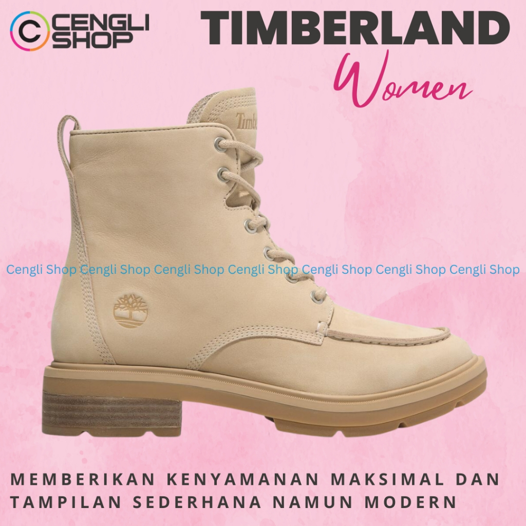 SEPATU TIMBERLAND BOOT WANITA ORIGINAL BOOTS KULIT ASLI ORI TERBARU TW40