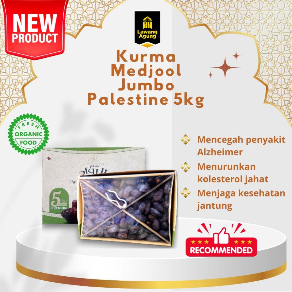 

KURMA MEDJOL JUMBO PALESTINE 5KG