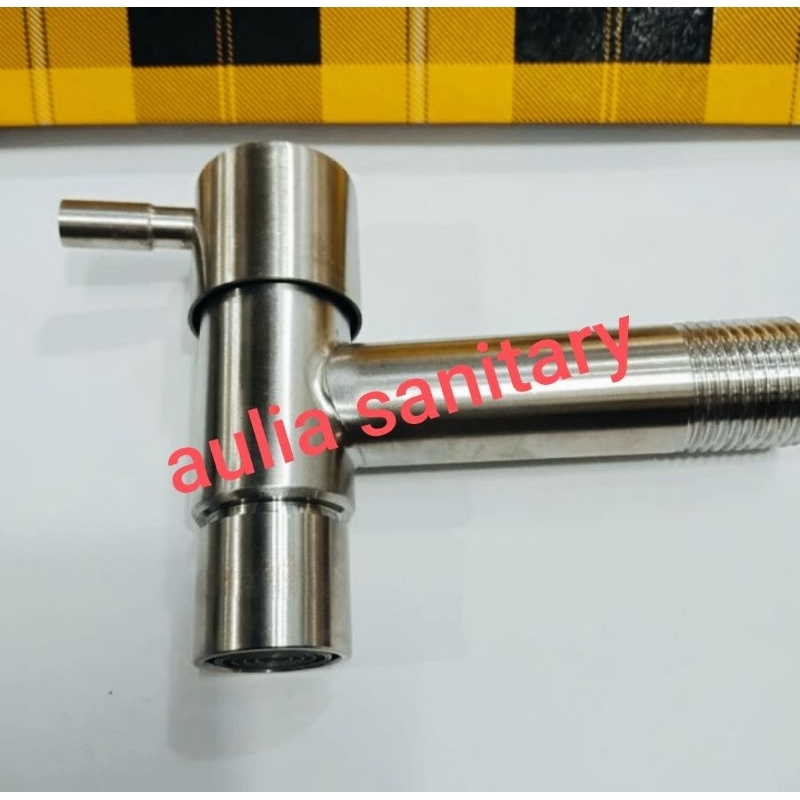 kran stainless tembok minimalis/kran stainless tembok taman