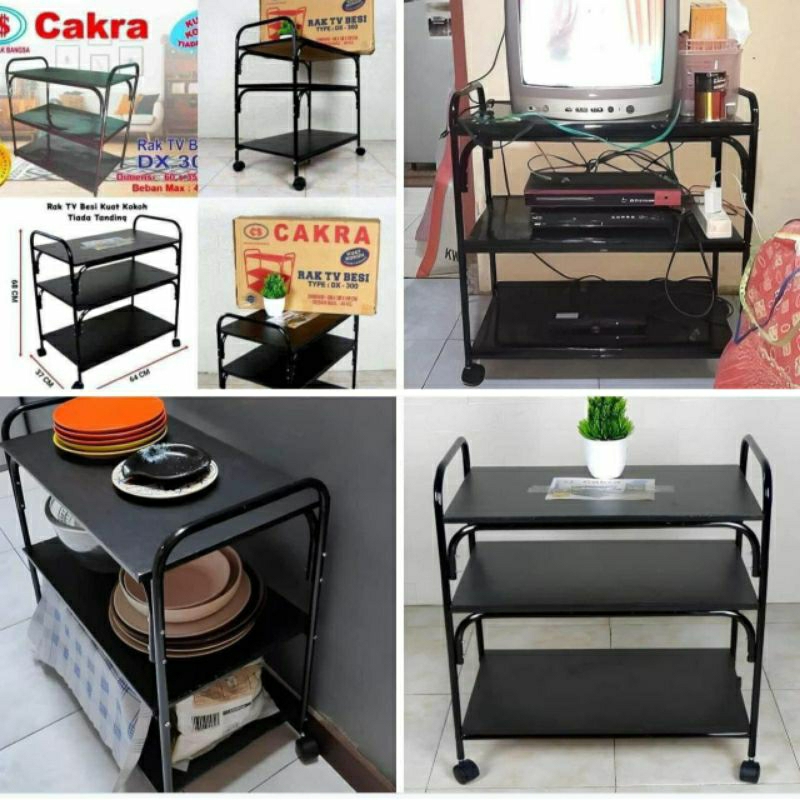 Rak tv merk cakra Bahan besi Promo gacorr bisa cod instan, harap cek stok sebelum co
