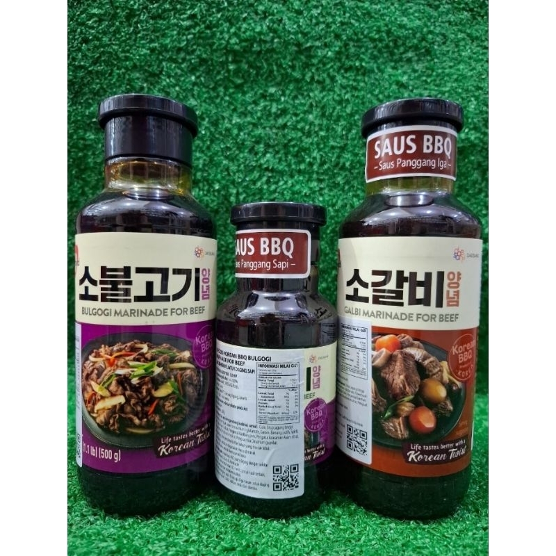 

OFood BBQ Marinade Sauce Saus Panggang Marinasi BBQ Beef Galbi Impor Korea NON HALAL